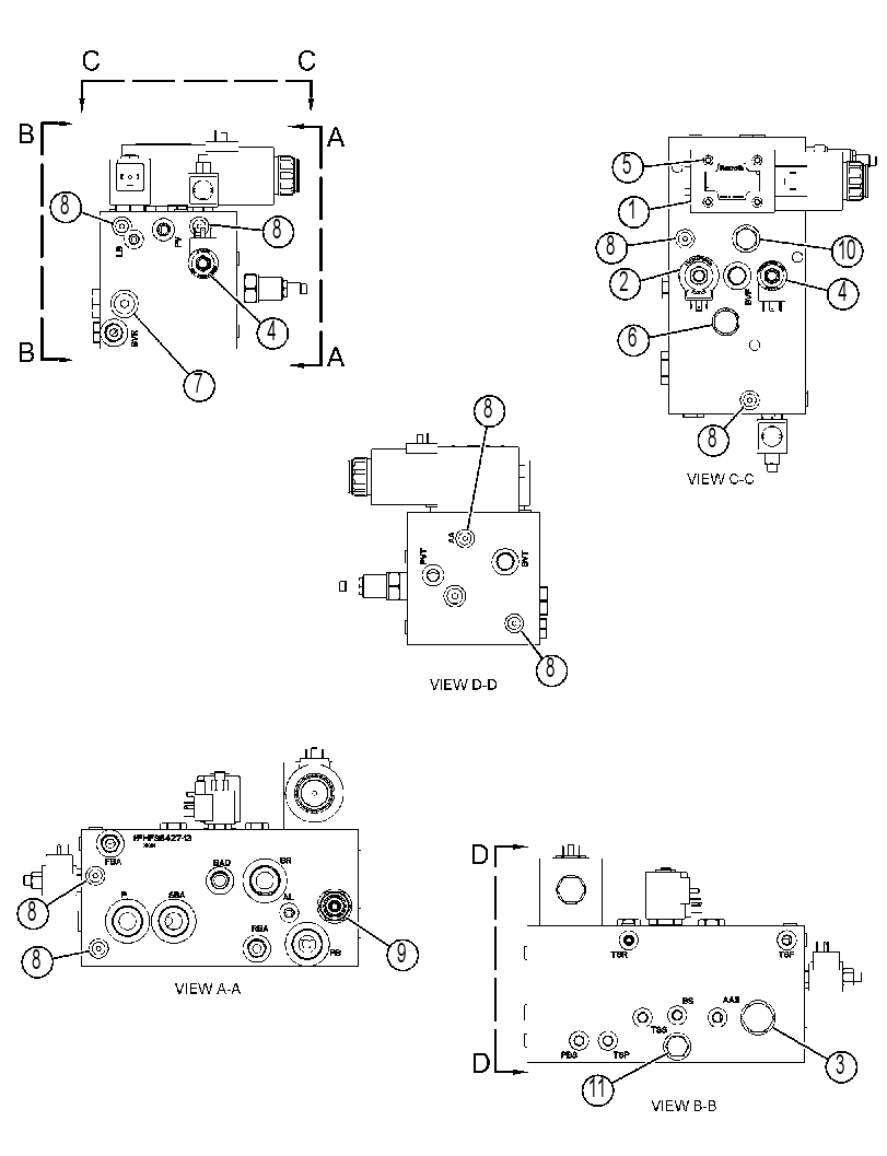 Клапан обратный 4625317 CAT
