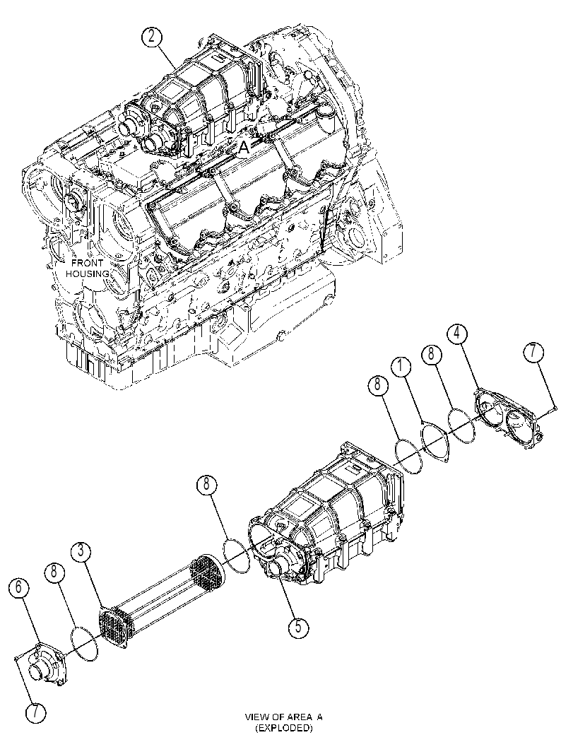 AFTERCOOLER GP-RAW WATER 3648268 CAT