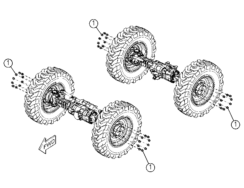 FASTENER GP-WHEEL 4636345 CAT