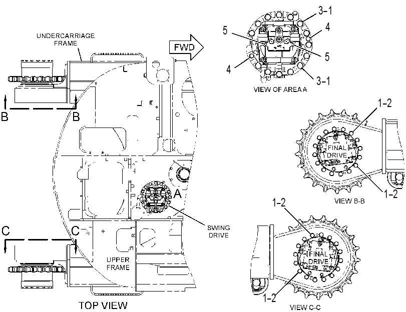 FASTENER GP-FINAL DRIVE 1912595 CAT