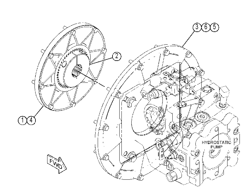 MOUNTING GP-HYDROSTATIC PUMP 4518931 CAT