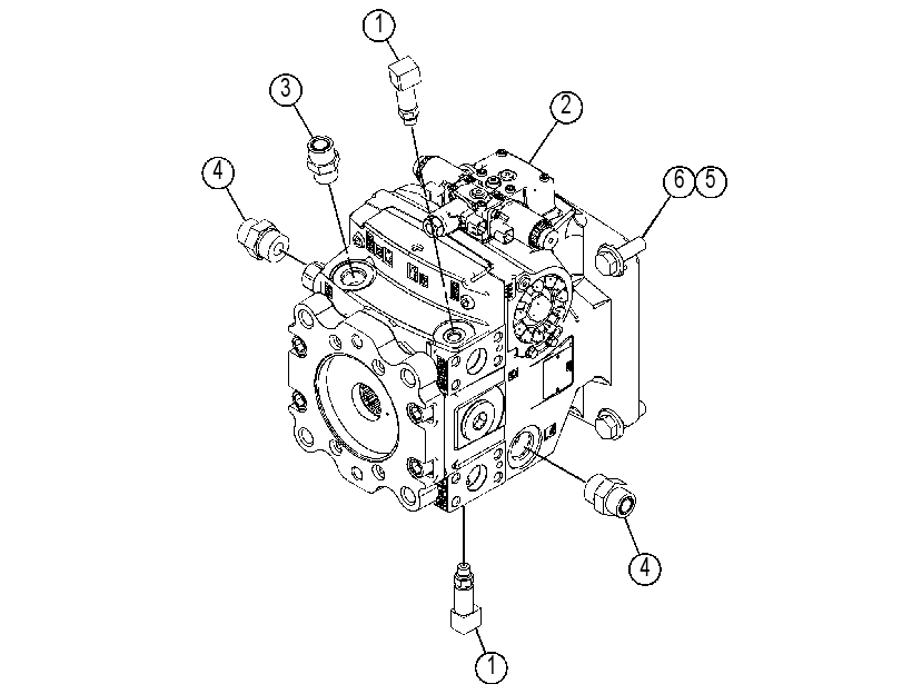 PUMP & MTG GP-HYDROSTATIC 4302909 CAT
