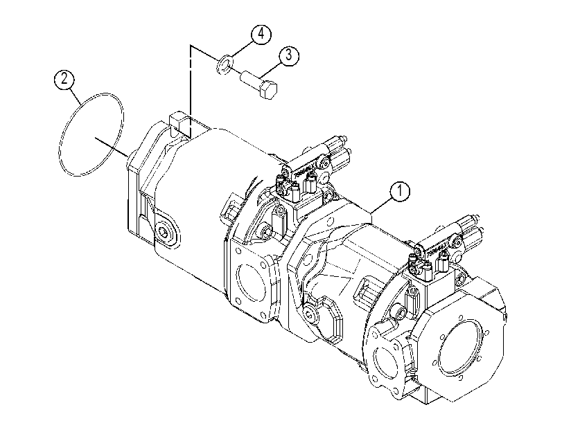 PUMP & MTG GP-IMPL & STEERING 4318969 CAT