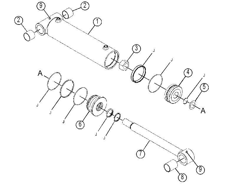CYLINDER GP-CARRIAGE 3622120 CAT