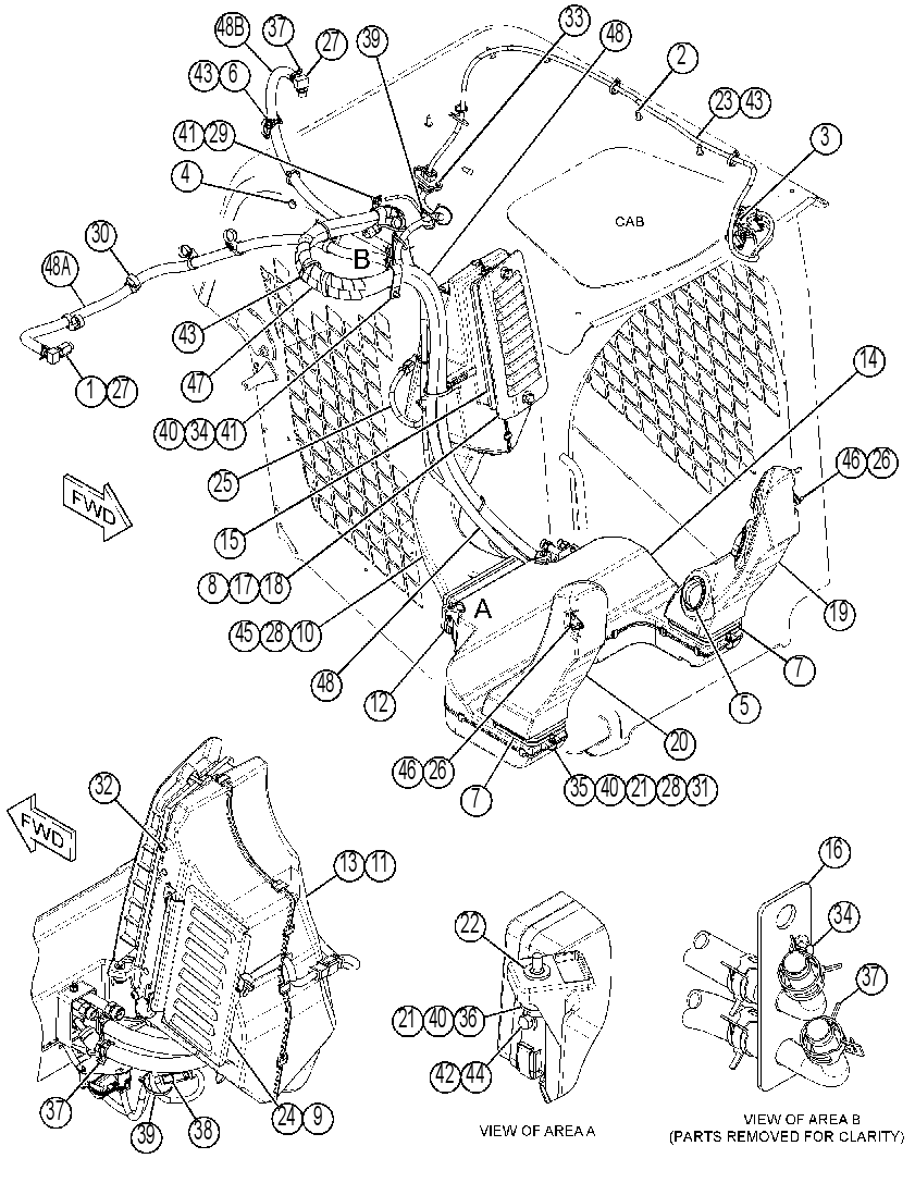 KIT-CAB HEATER & MOUNTING 4223310 CAT