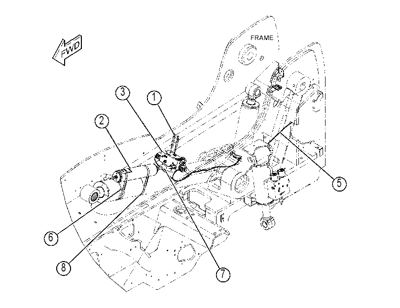 VALVE & MTG GP-RIDE CONTROL 4811818 CAT