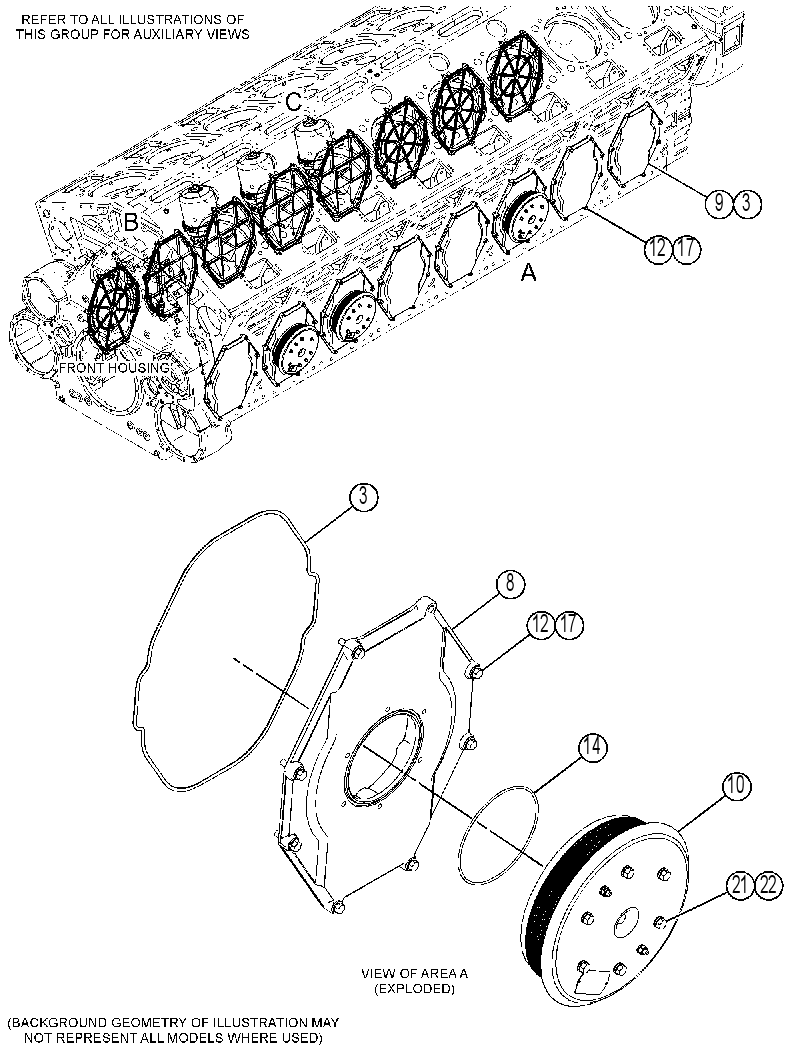 COVER GP-CRANKSHAFT 4635900 CAT