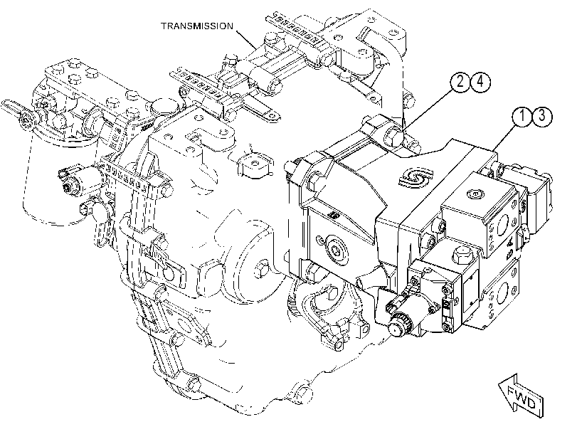 MOTOR & MTG GP-HYDROSTATIC 4302911 CAT