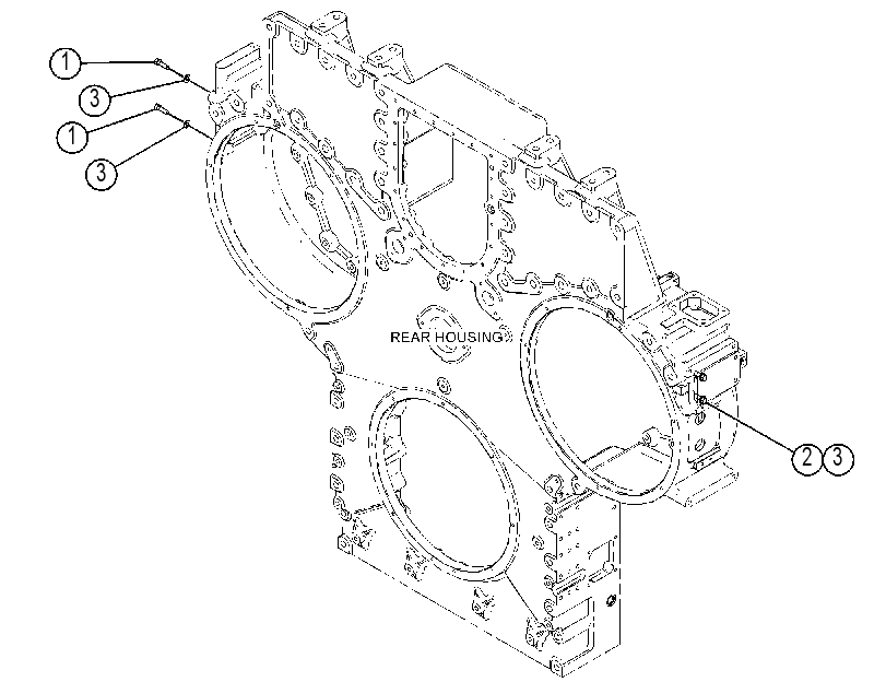 FASTENER GP-FLYWHEEL HOUSING 4618870 CAT