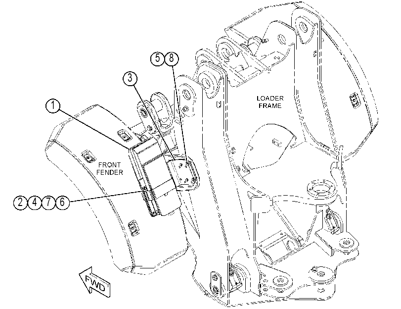CHOCK GP-WHEEL 4607068 CAT