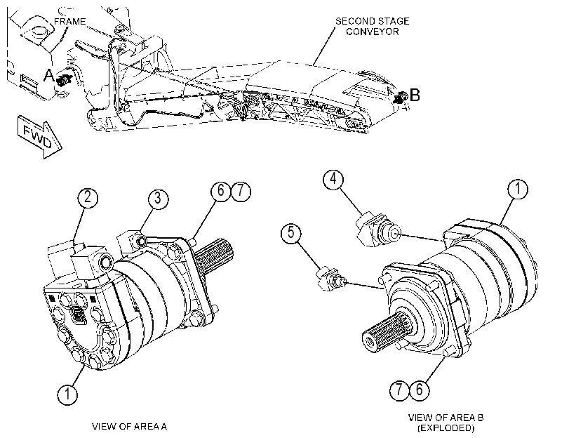 MOTOR & MOUNTING GP 3741303 CAT