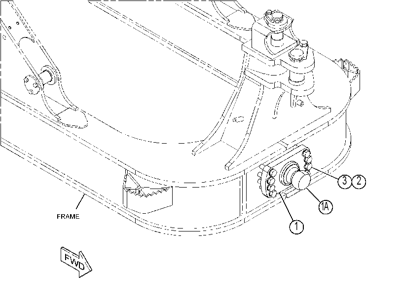TRUNNION GP-BULLDOZER 2889545 CAT