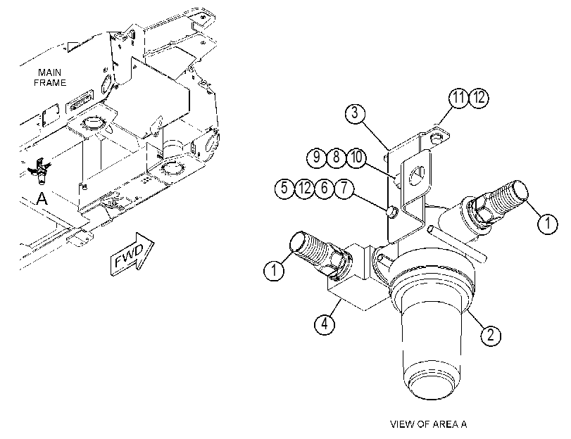 FILTER & MTG GP-WATER SPRAY 3741355 CAT