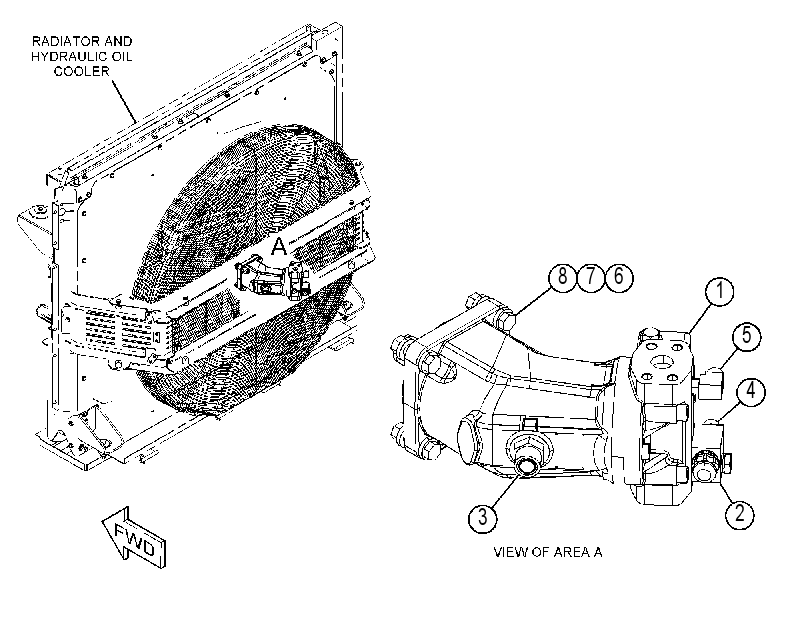 MOTOR & MOUNTING GP 3741309 CAT
