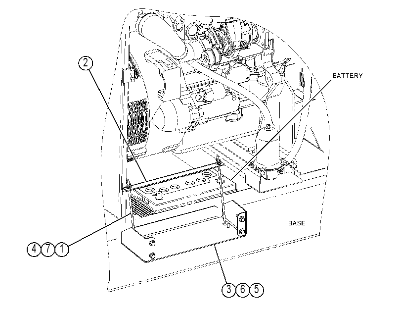 MOUNTING GP-BATTERY 4814545 CAT