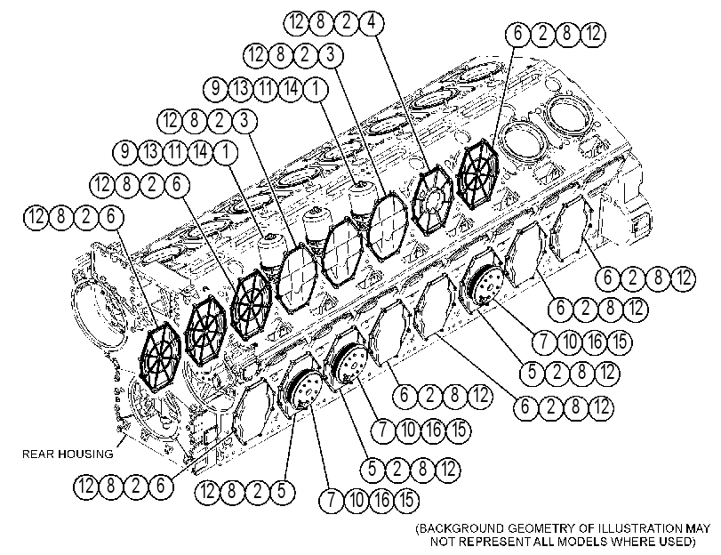 COVER GP-CRANKSHAFT 4635903 CAT