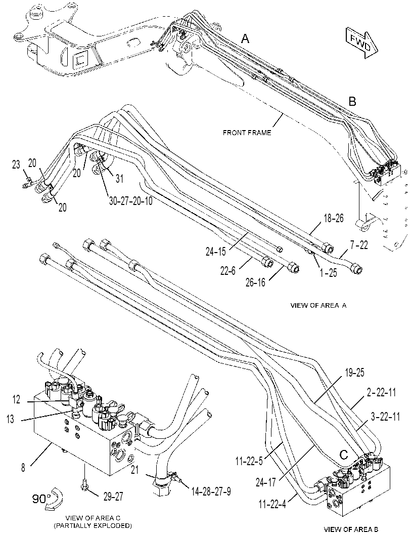 LINES GP-ALL WHEEL DRIVE 3090771 CAT
