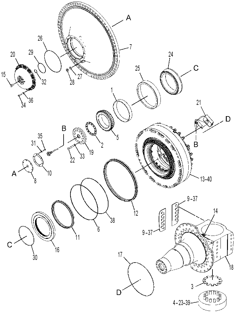 WHEEL & BRAKE GP 4769500 CAT