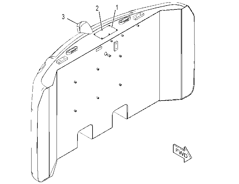 COUNTERWEIGHT AS 3504690 CAT