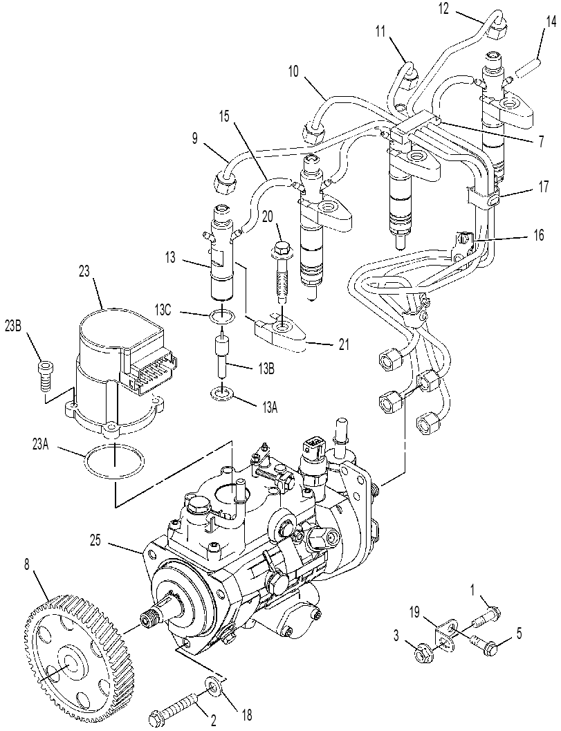 Топливный насос высокого давления 4588504 CAT