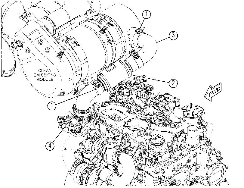 EXHAUST GP-FLEXIBLE 4279763 CAT