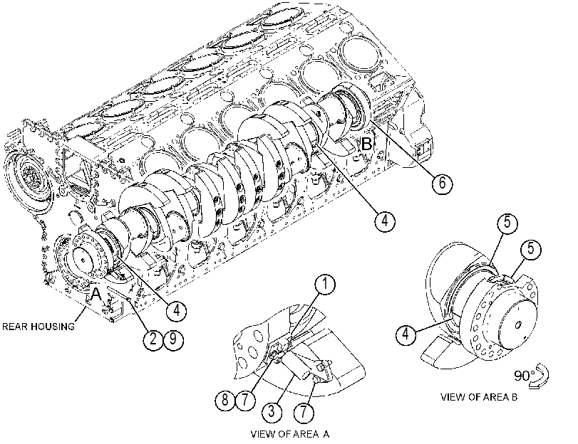 Коленчатый вал 4613830 CAT