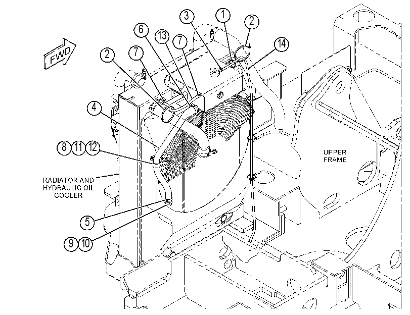 TANK & MTG GP-COOLANT 4518759 CAT