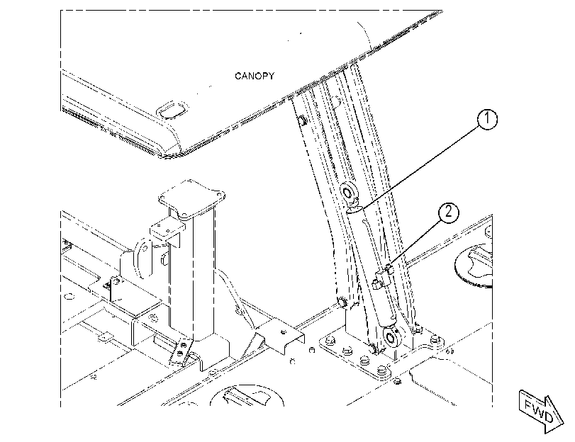 CYLINDER & MTG GP-ELEVATION 3741318 CAT