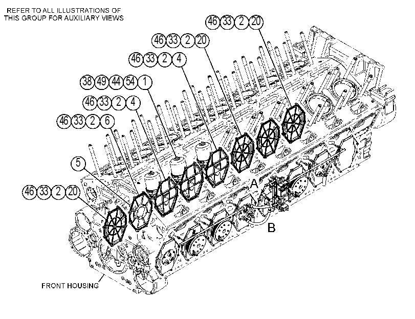 COVER GP-CRANKSHAFT 4778365 CAT