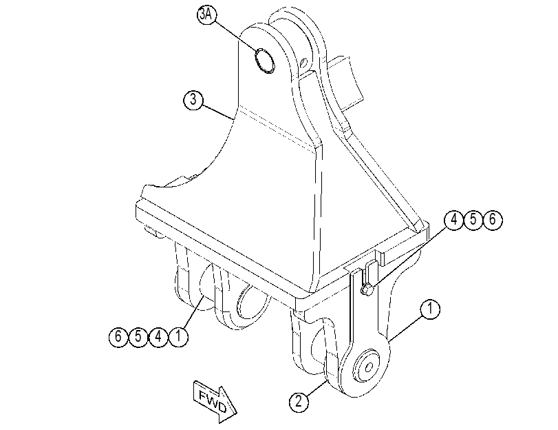 LINKAGE GP-FELLING HEAD 4454749 CAT