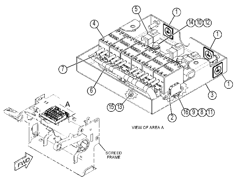 BOX GP-SCREED CONTROL 4796185 CAT