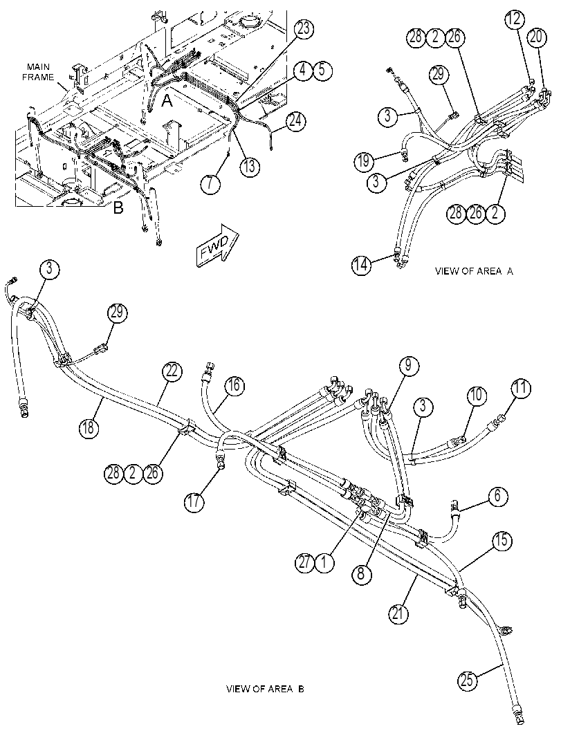 LINES GP-SWING CYLINDER 3741331 CAT