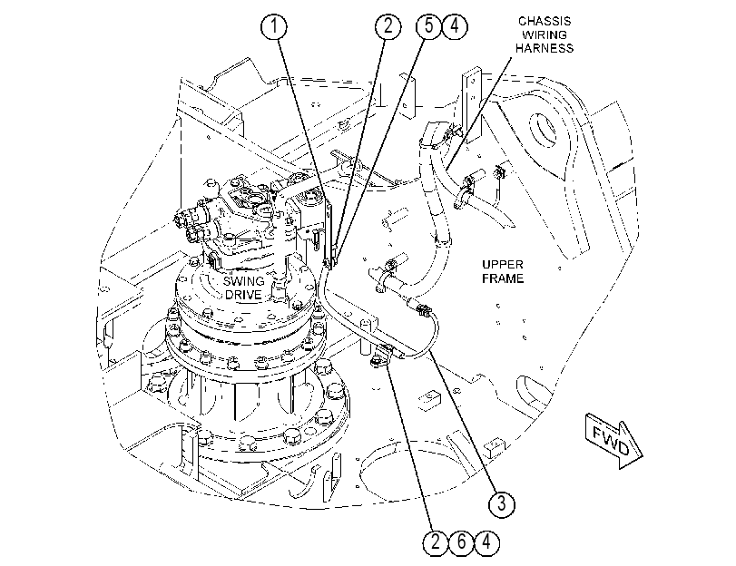 WIRING GP-FINE SWING 4518350 CAT