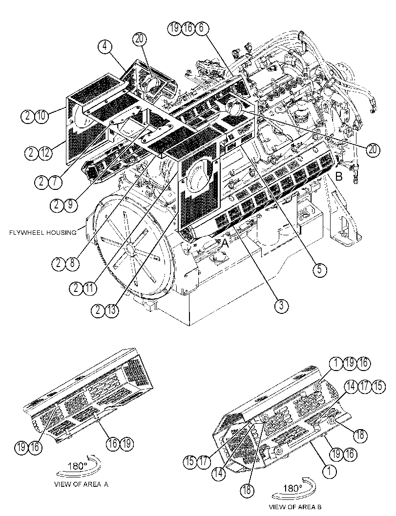 GUARD GP-ENGINE 4907193 CAT