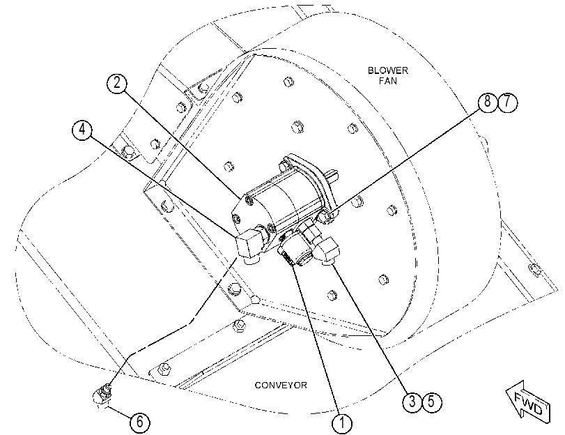 MOTOR & MOUNTING GP 3788253 CAT
