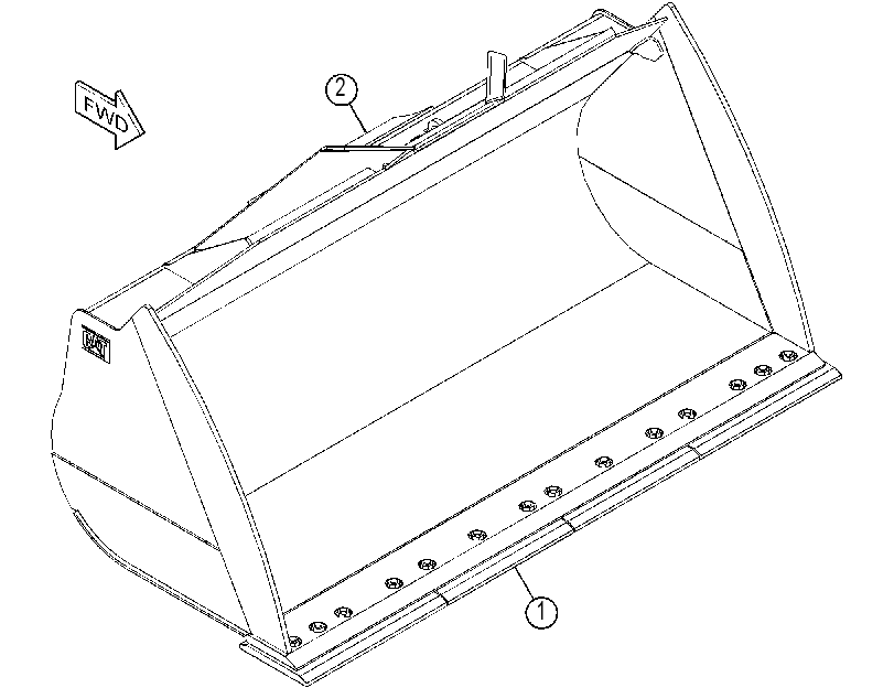BUCKET AR-MATERIAL HANDLING 4577470 CAT