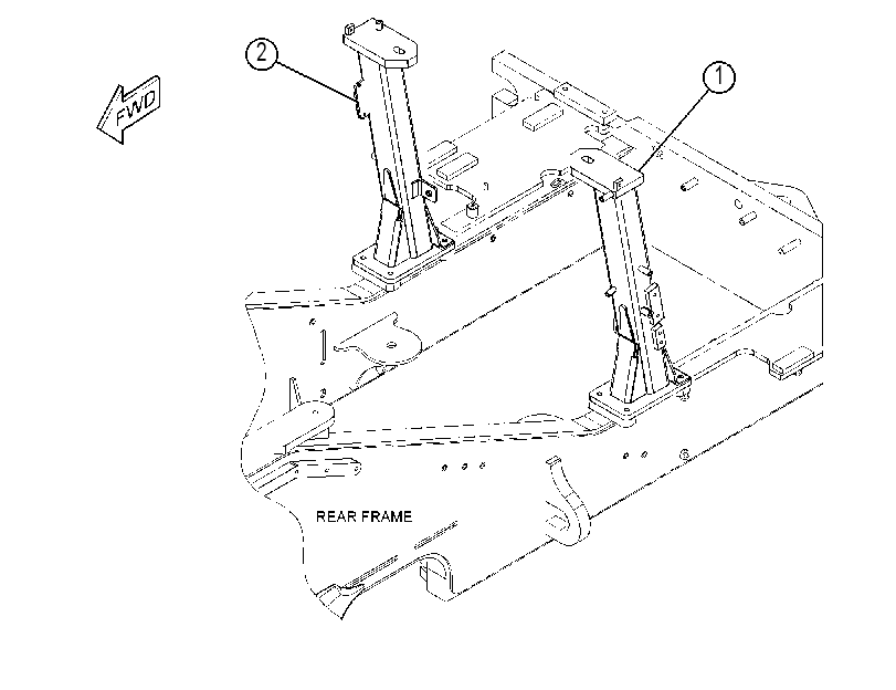 SUPPORT GP-FRAME 4762858 CAT