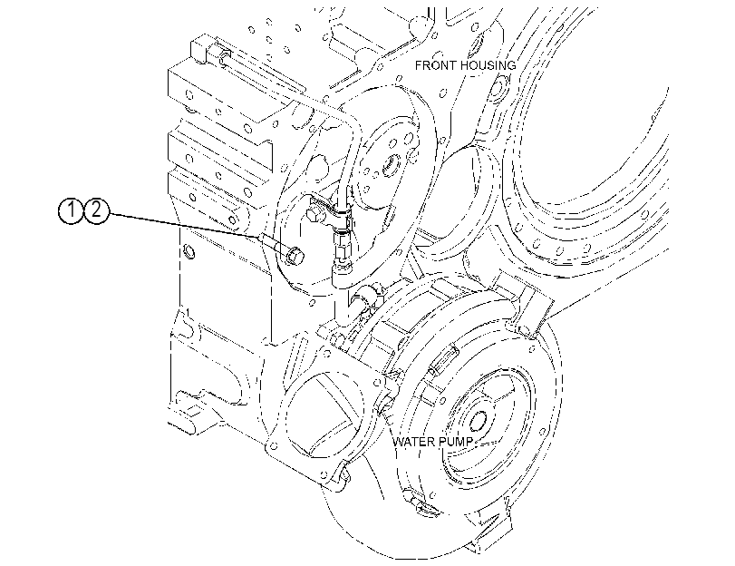 FASTENER GP-ENGINE OIL LINES 4880464 CAT