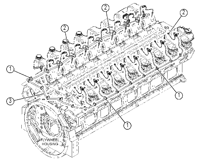 Проводка датчиков 4599949 CAT