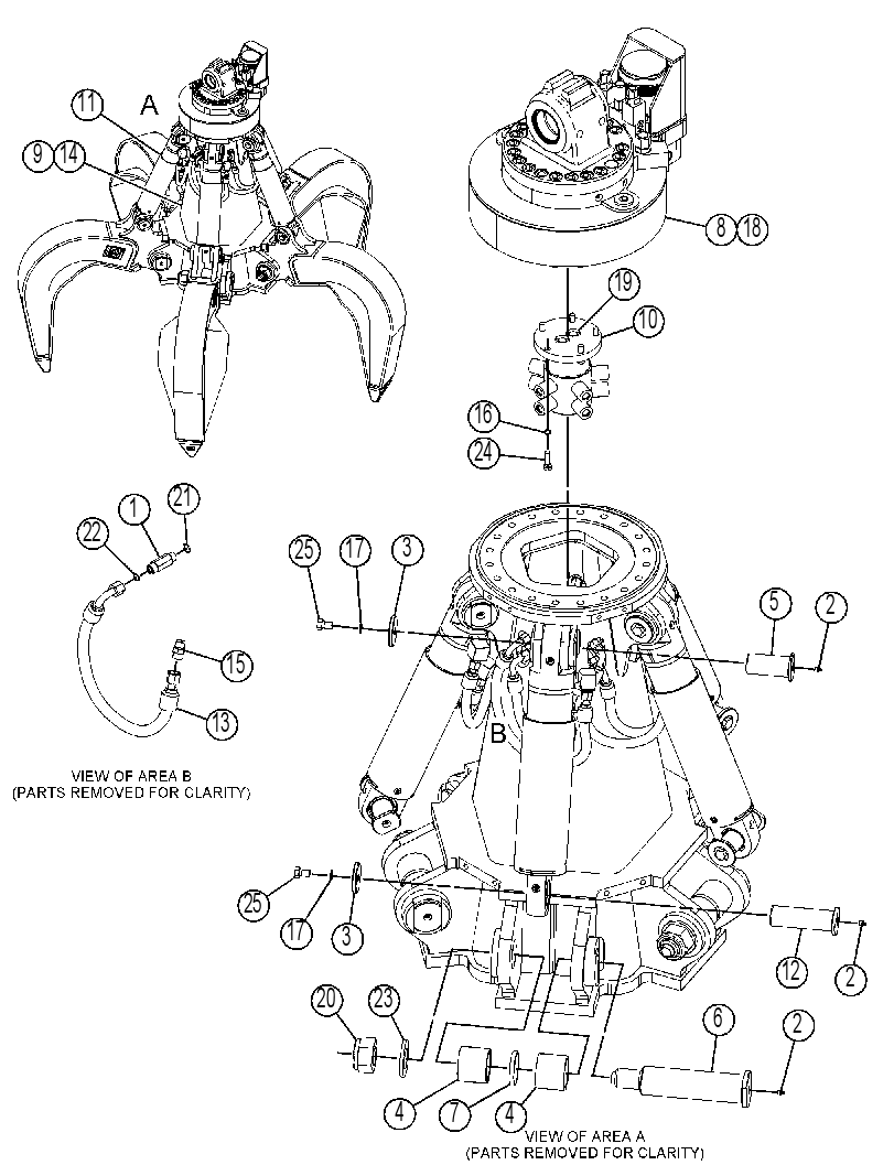 GRAPPLE GP-HYDRAULIC 4580774 CAT