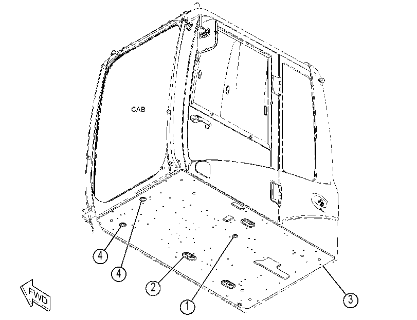 PLATFORM GP-CAB 4496636 CAT