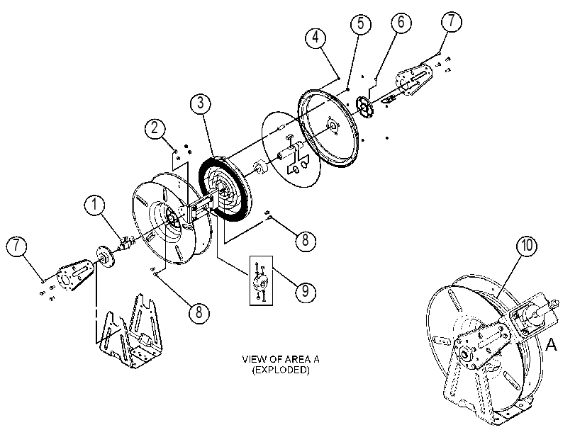 REEL GP-HOSE 3883713 CAT