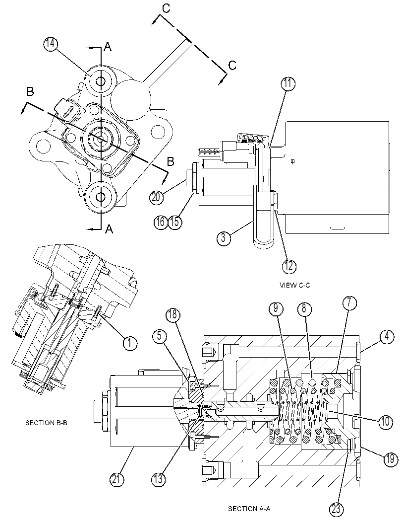 ACTUATOR GP-PILOT CONTROL 4852109 CAT