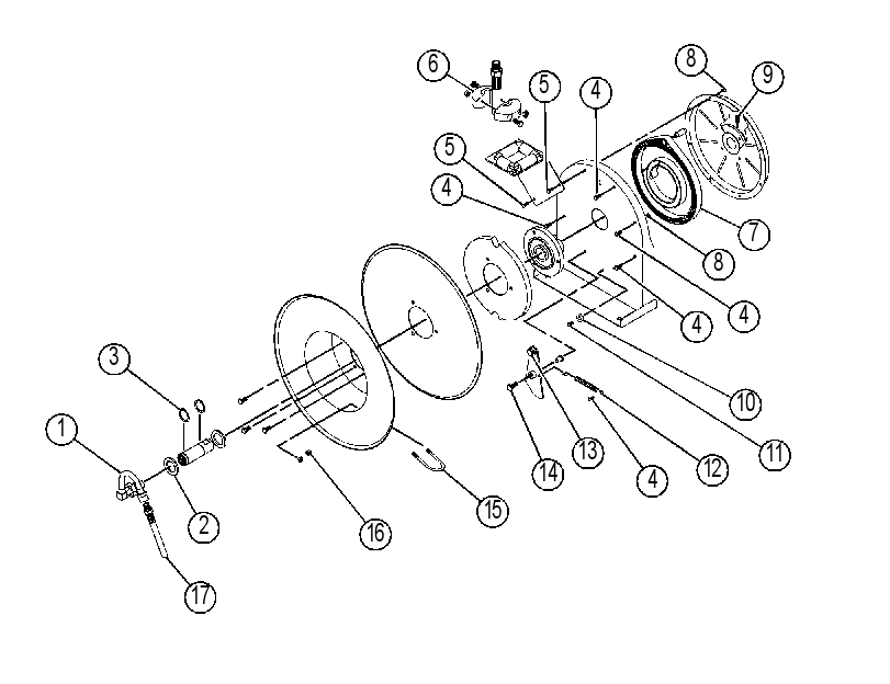 REEL GP-HOSE 4692228 CAT