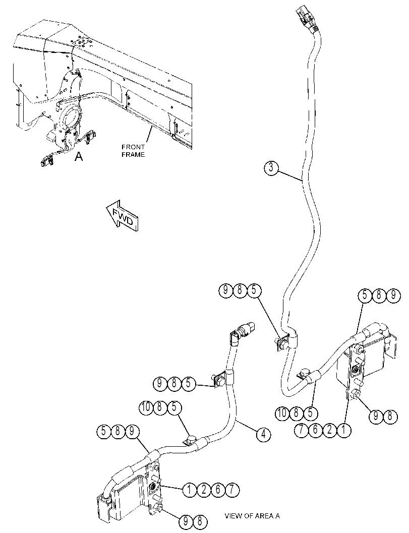 WIRING GP-STEERING CONSOLE 4456567 CAT