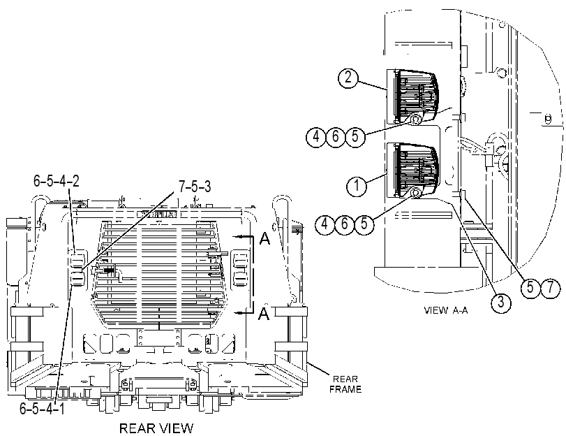 LIGHTING GP-REAR 4504561 CAT