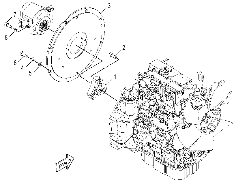MOUNTING GP-HYDRAULIC PUMP 3792880 CAT