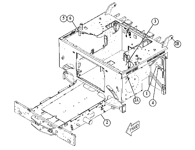 FRAME GP-MAIN 4455764 CAT