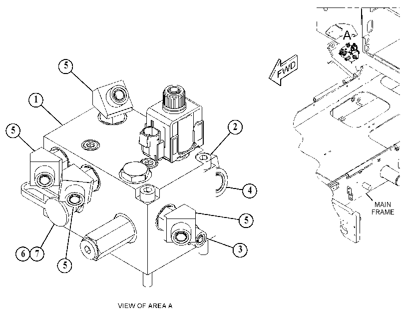 VALVE & MTG GP-FLOW DIVIDER 4479838 CAT