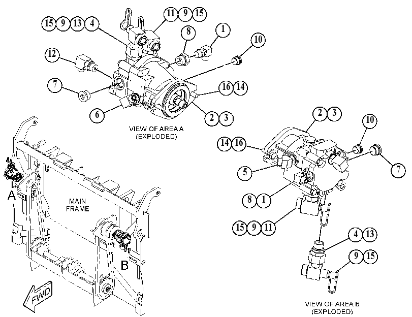 MOTOR & MTG GP-CONVEYOR 4479809 CAT